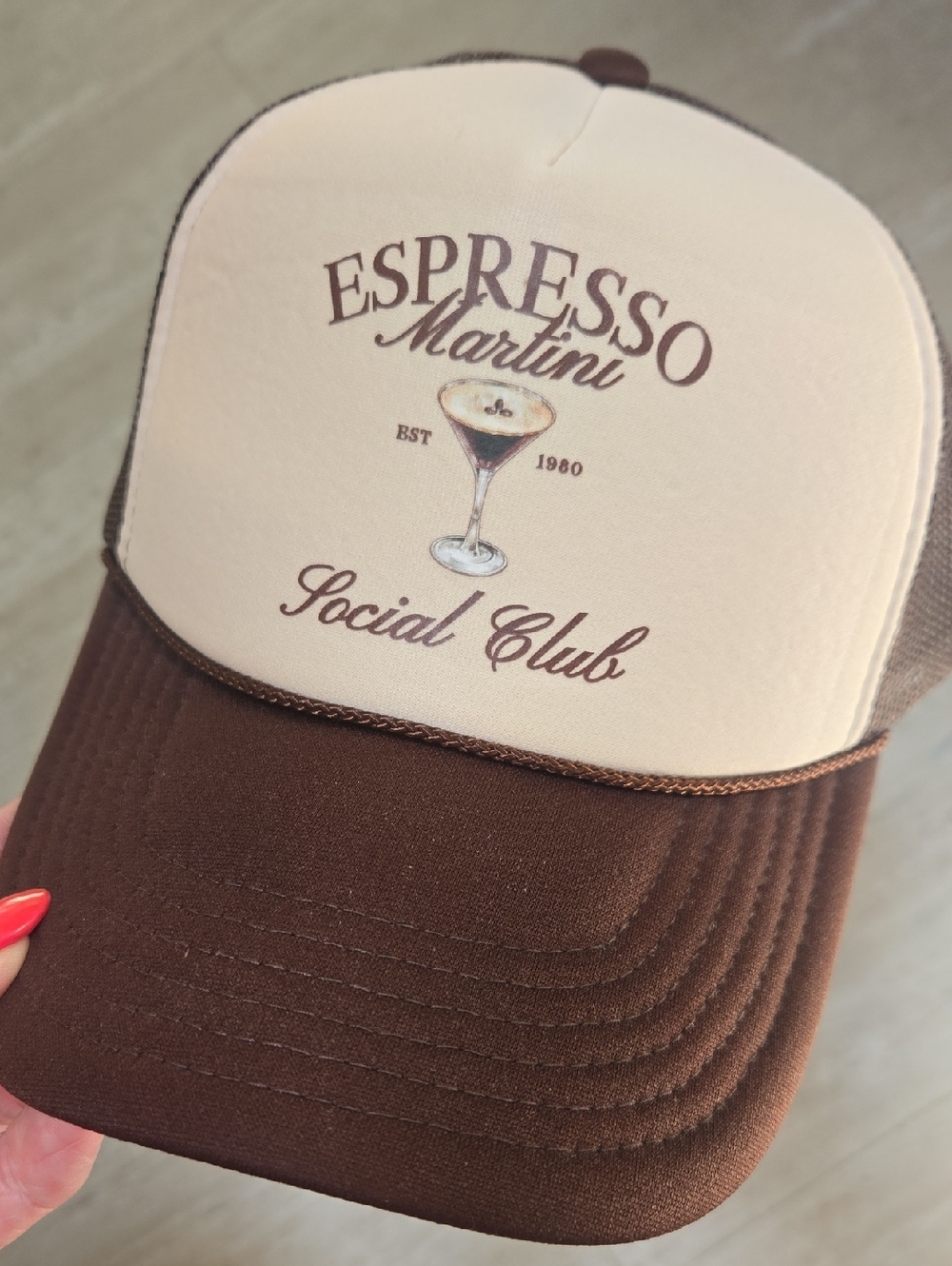 Espresso Martini Social Club Adjustable Hat